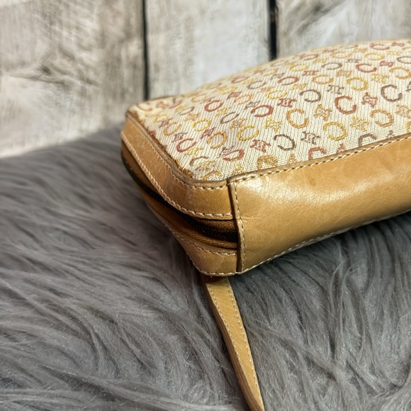 CELINE - Macadam Canvas Crossbody Bag - Picture 4 of 11